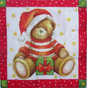 061 Bären Christmas - 3-ply (red) - Atelier